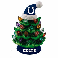 4" Mini LED Tabletop Christmas Tree, Set of 2, Indianapolis Colts - NFL Home
