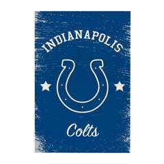 Indianapolis Colts Wood Wall Sign, 16x24 - NFL Home