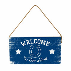 Indianapolis Colts Wood Wall Sign, 6x11 - NFL Home