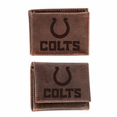 Indianapolis Colts, Bi-Fold and Tri-Fold Wallet Gift Set, Brown - NFL Home
