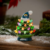 4" Mini LED Tabletop Christmas Tree, Set of 2, Jacksonville Jaguars - NFL Home