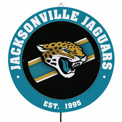 Jacksonville Jaguars, Metal Lite, Round - NFL