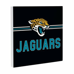 Jacksonville Jaguars Wood Wall Sign, 12x12 - NFL Home