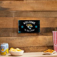Jacksonville Jaguars Wood Wall Sign, 6x11 - NFL Home