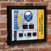 Scoreboard Wall Clock, Buffalo Sabres - NFL Home