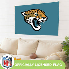 Jacksonville Jaguars Single Sided Flag w/ 2 Grommets, 3'x5' - NFL Home