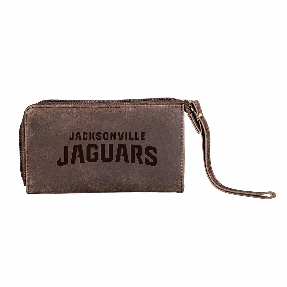 Wristlet Wallet, Brown, Jacksonville Jaguars - NFL Home