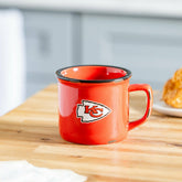 Kansas City Chiefs Ceramic Camp Cup with Enamel Finish, 14oz - NFL