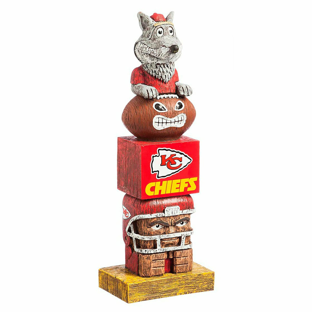 Kansas City Chiefs Tiki Team Totem Garden Statue - NFL Home
