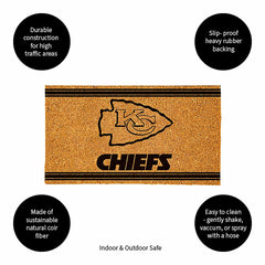 Kansas City Chiefs, Coir Mat 1C - NFL