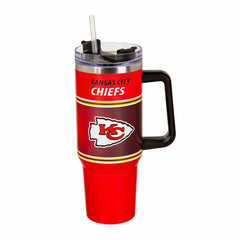 40oz Stainless Steel Canyon Cup w/ Straw, Kansas City Chiefs - NFL Home