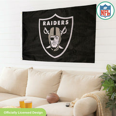 Las Vegas Raiders Single Sided Estate Flag with 2 Grommets, 3'x5' - NFL Home