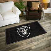 3'x5' Large USA Indoor Outdoor Outdoor Entryway Mat, Las Vegas Raiders - NFL