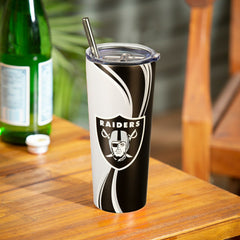 Stainless Steel Tumbler, 20oz, Las Vegas Raiders - NFL Home