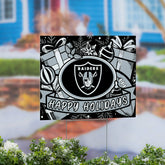 Las Vegas Raiders Coroplast Yard Sign, Holiday - NFL Home