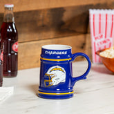 Los Angeles Chargers Ceramic Stein Cup, 24oz - NFL Home