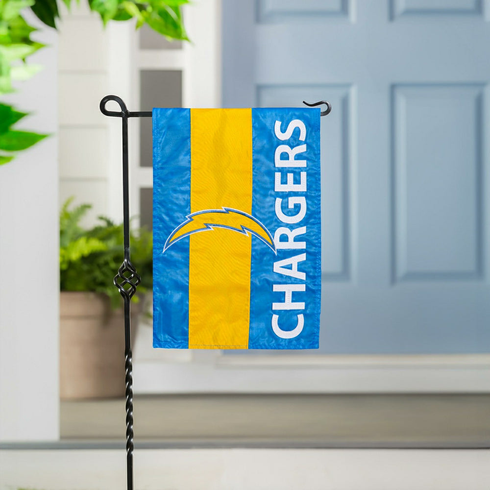 LA Chargers Embellished Garden Flag - NFL Home
