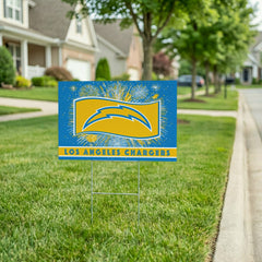 Los Angeles Chargers Yard Sign, Patriotic - NFL Home