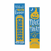 47" Double Sided Leaner, Los Angeles Chargers, Halloween - NFL Home