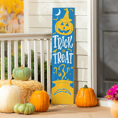 47" Double Sided Leaner, Los Angeles Chargers, Halloween - NFL Home