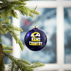 Blown Glass Ornament, Los Angeles Rams - NFL Home