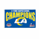 LA Rams, Super Bowl 2X Superbowl Champions, Football, 3x5 Flag - NFL Home