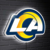 Los Angeles Rams LED Wall Decor, Glazelite, Logo - NFL Home
