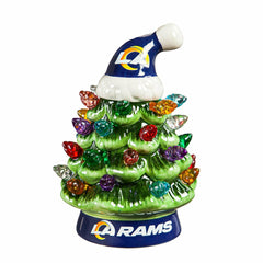 4" Mini LED Tabletop Christmas Tree, Set of 2, Los Angeles Rams - NFL Home