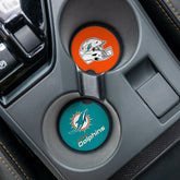 Miami Dolphins Car Coaster Set, 2pc - NFL