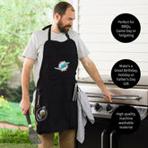 Grill Apron, Black, Miami Dolphins - NFL Home