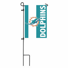 Miami Dolphins Embellished Garden Flag - NFL Home