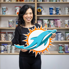Miami Dolphins Premier Metal Wall Art - NFL Home