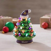 8" LED Ceramic Christmas Tree, Minnesota Vikings - NFL Home