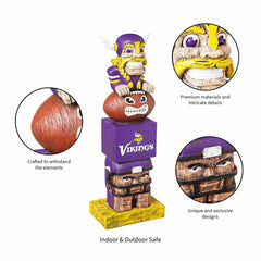 Minnesota Vikings Tiki Team Totem Garden Statue - NFL Home
