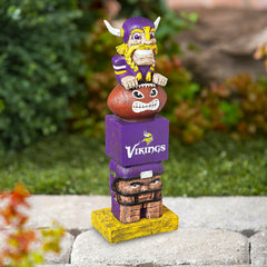 Minnesota Vikings Tiki Team Totem Garden Statue - NFL Home