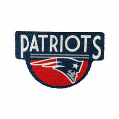 NFL Shaped Coir Door Mat, Patriots - NFL