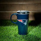 New England Patriots, 17oz Boxed Travel Latte - NFL Home