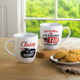 New England Patriots, Ceramic Cup O'Java 17oz Gift Set - NFL Home