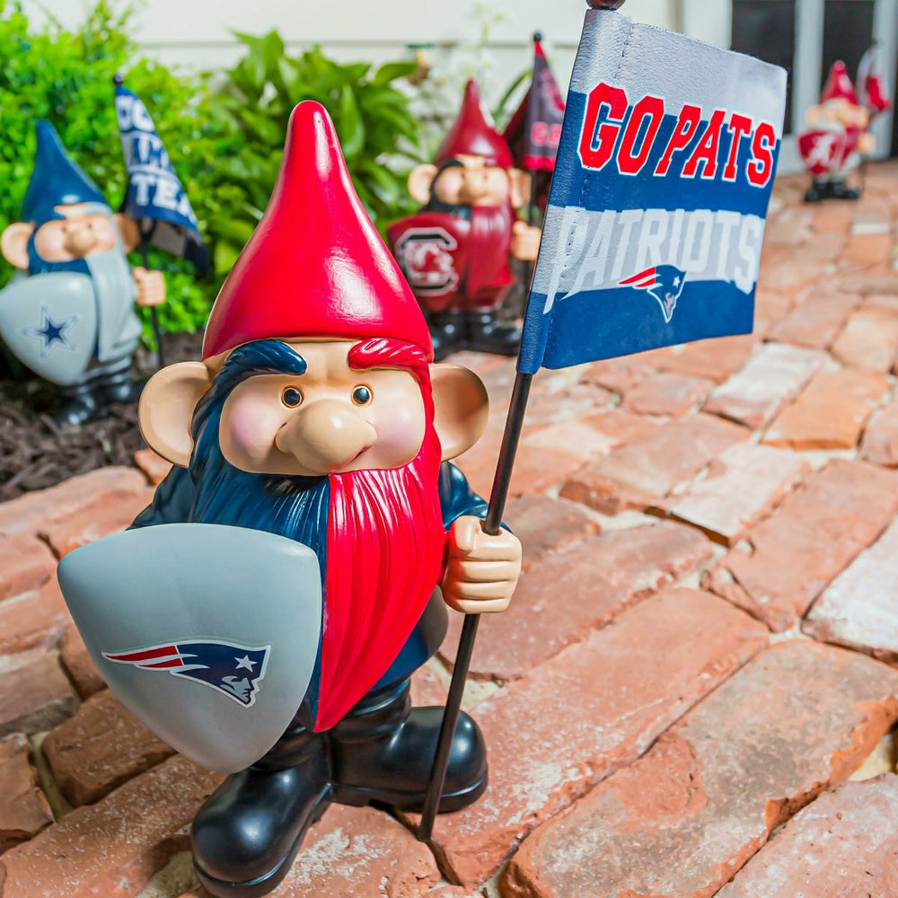 New England Patriots, Flag Holder Gnome - NFL Home