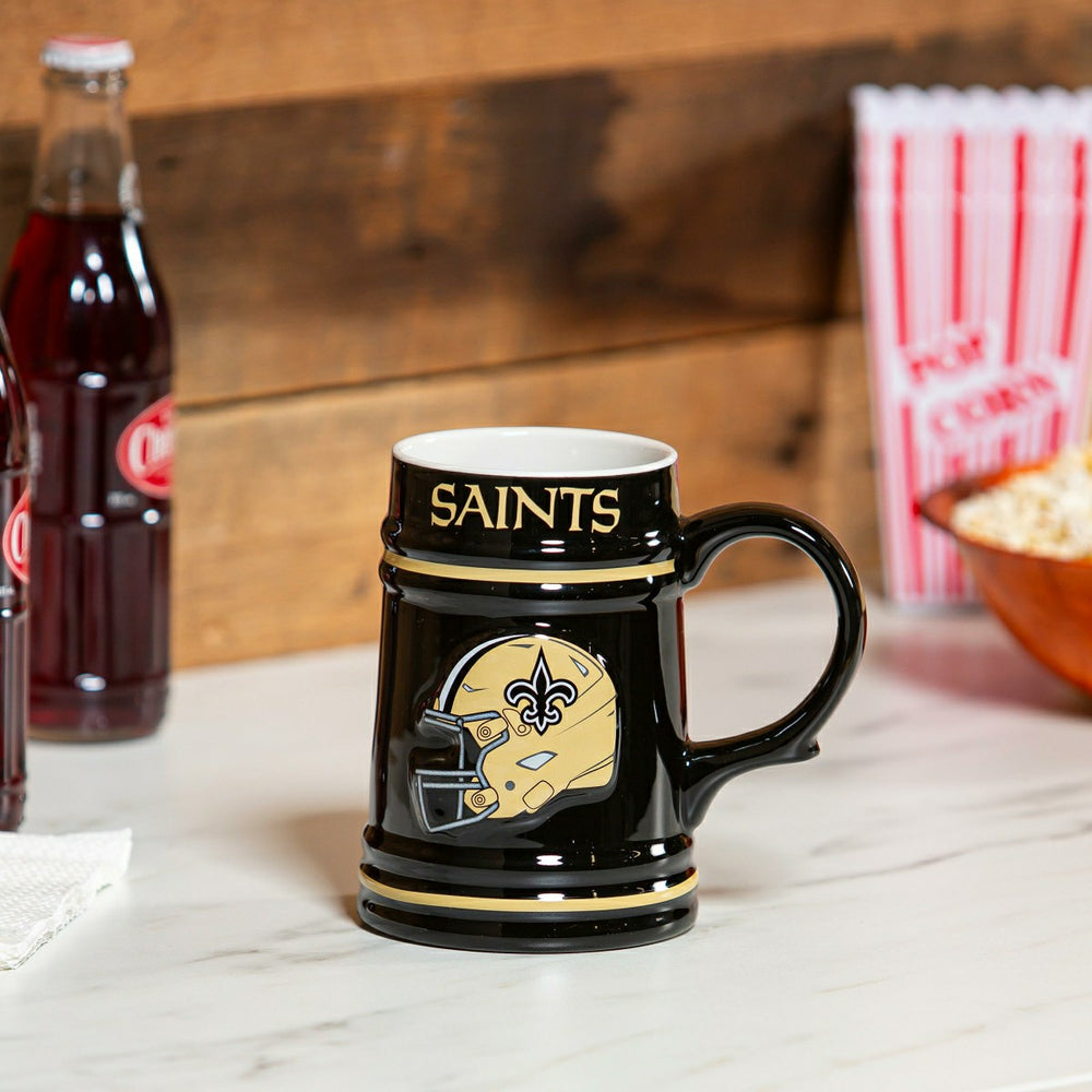 New Orleans Saints Ceramic Stein Cup, 24oz - NFL Home