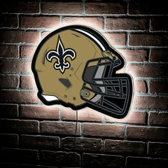 LED Wall Decor, Helmet, New Orleans Saints