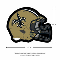 LED Wall Decor, Helmet, New Orleans Saints
