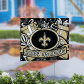 New Orleans Saints Yard Sign, Holiday - NFL Home