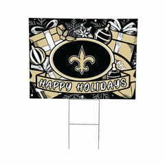 New Orleans Saints Yard Sign, Holiday - NFL Home