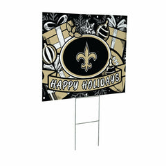New Orleans Saints Yard Sign, Holiday - NFL Home