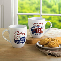 New York Giants, Ceramic Cup O'Java 17oz Gift Set - NFL Home