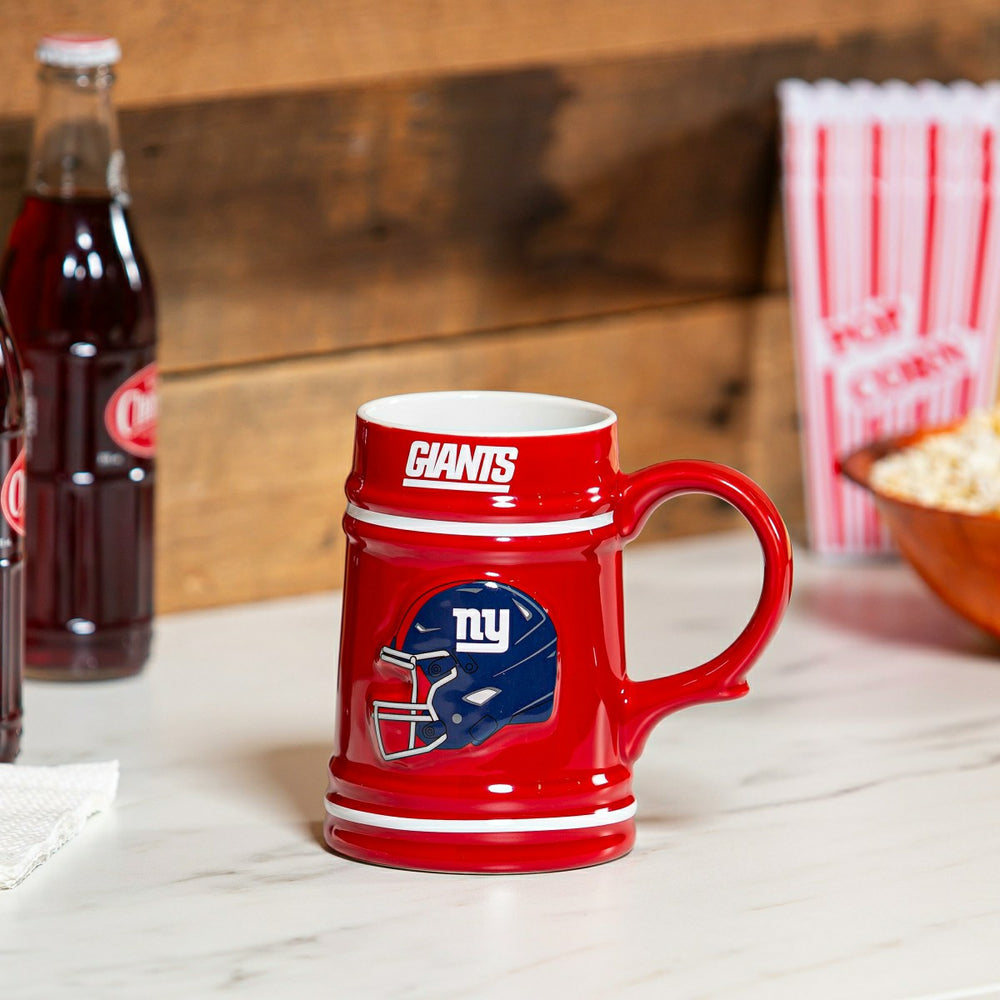 New York Giants Ceramic Stein Cup, 24oz - NFL Home