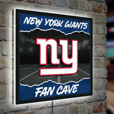 New York Giants 23"H x 23"L LED Wall Decor, Edgelite, Square - NFL Home