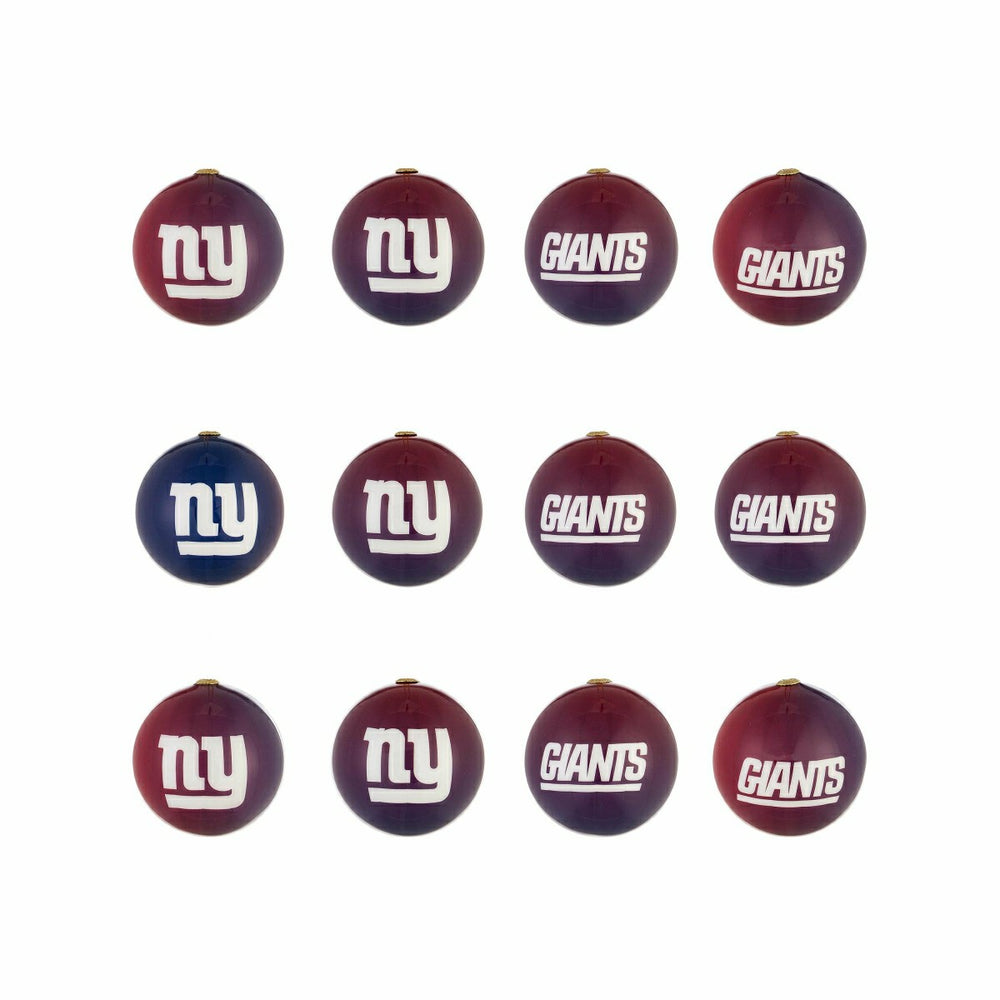12pc Ornament Set, New York Giants - NFL Home