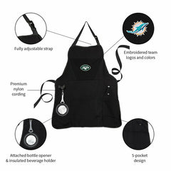 Grill Apron, Black, New York Jets - NFL
